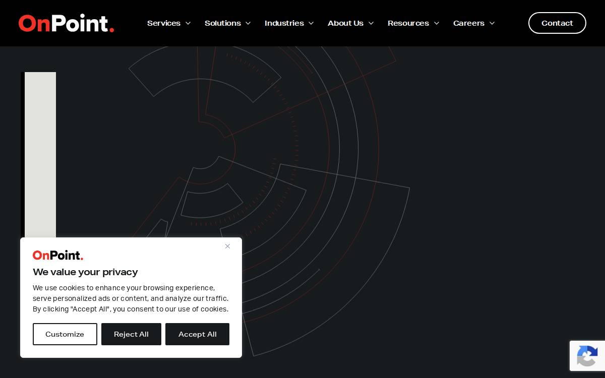 Onpoint Industrial Services website preview