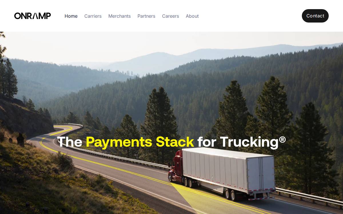 Onramp Payments, Inc. website preview