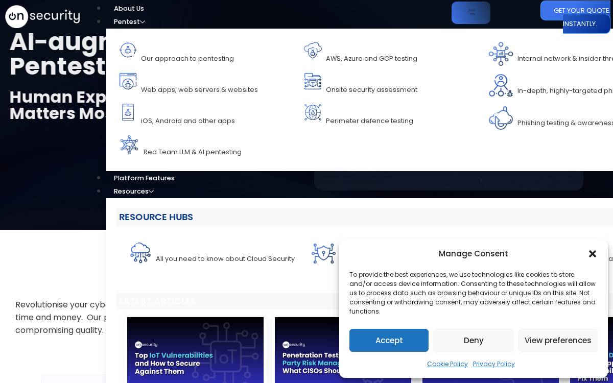OnSecurity website preview