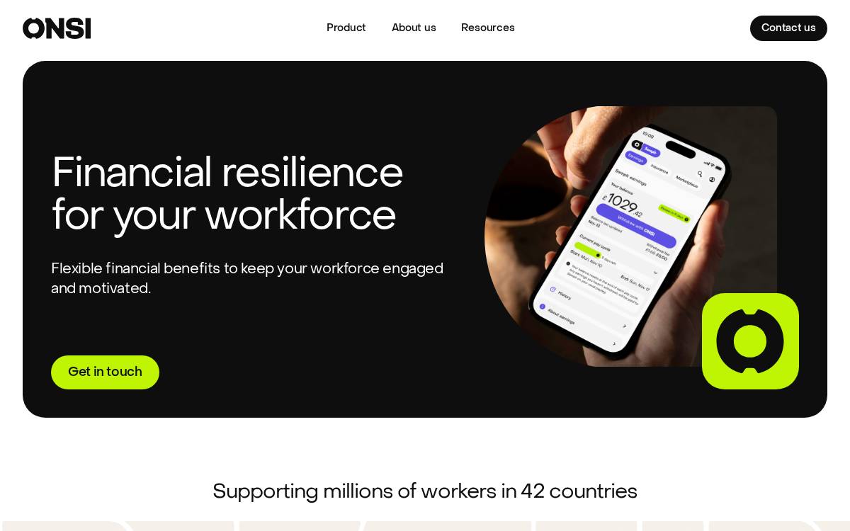 Onsi website preview