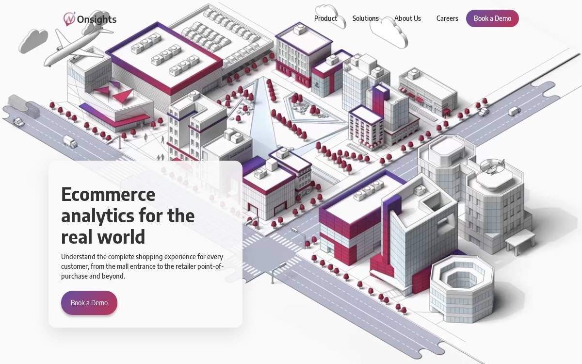 Onsights website preview
