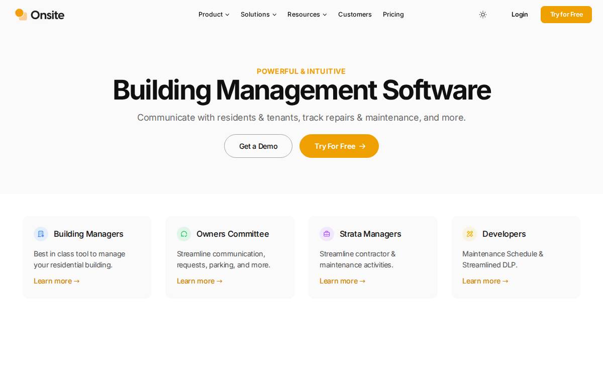 Onsite website preview