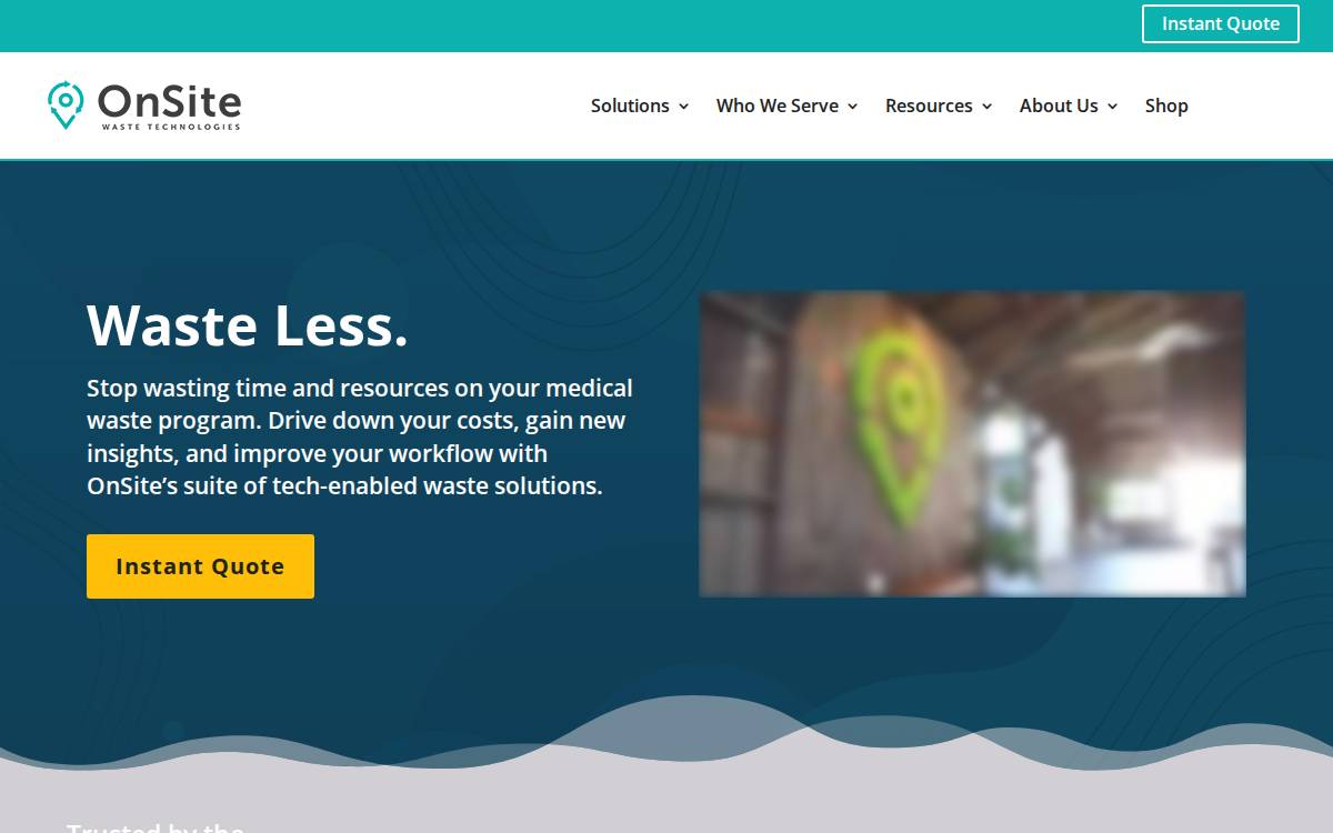Onsitewaste website preview