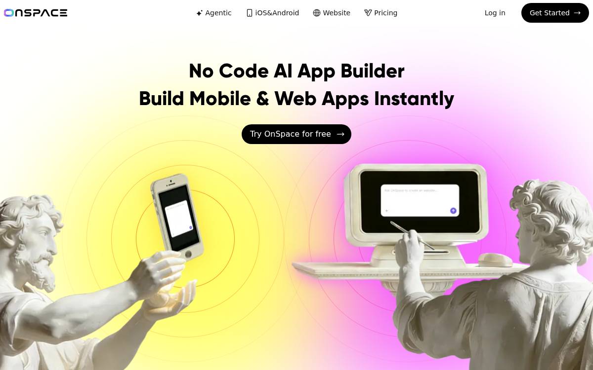 Onspace website preview