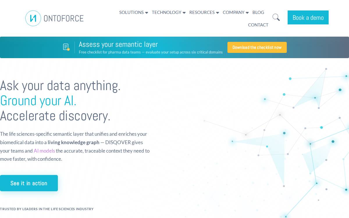 Ontoforce website preview