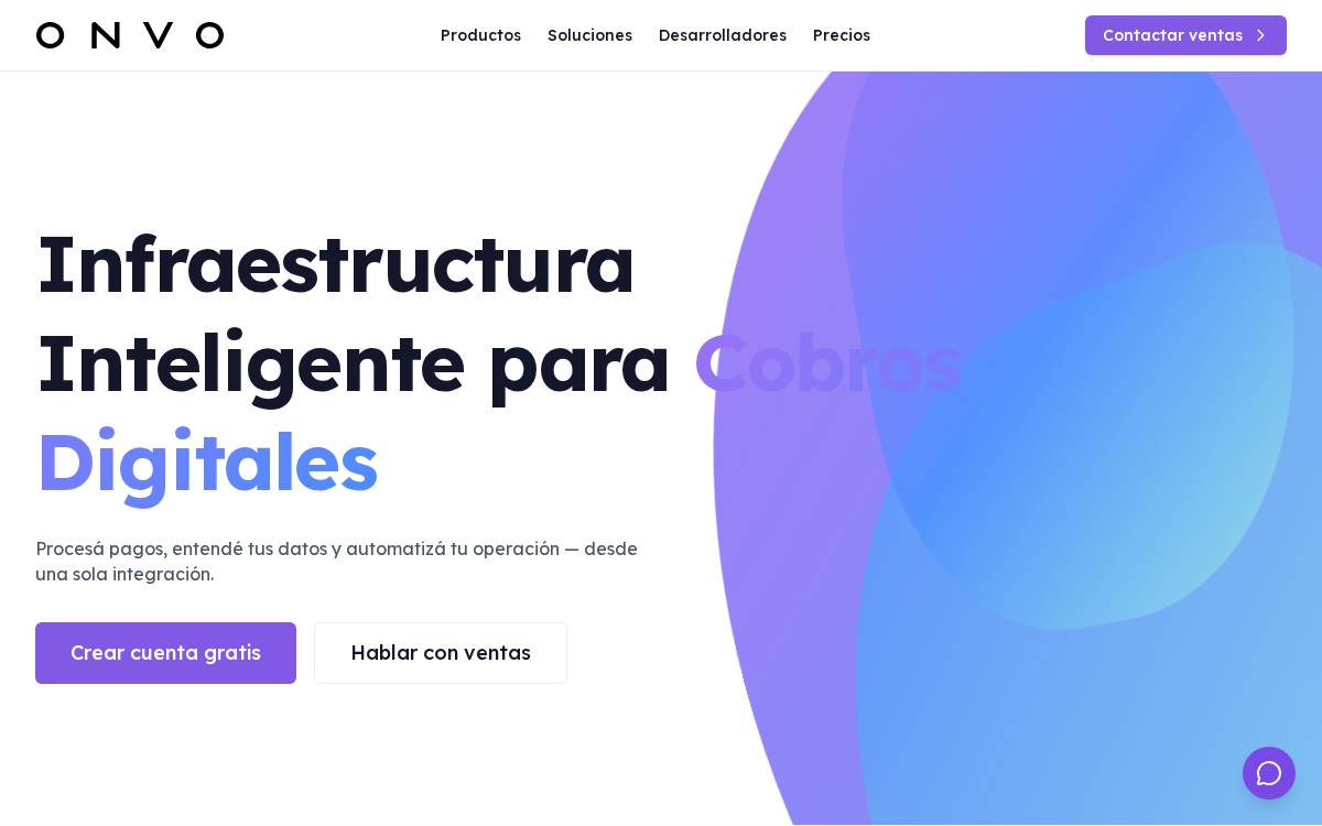 Onvo website preview