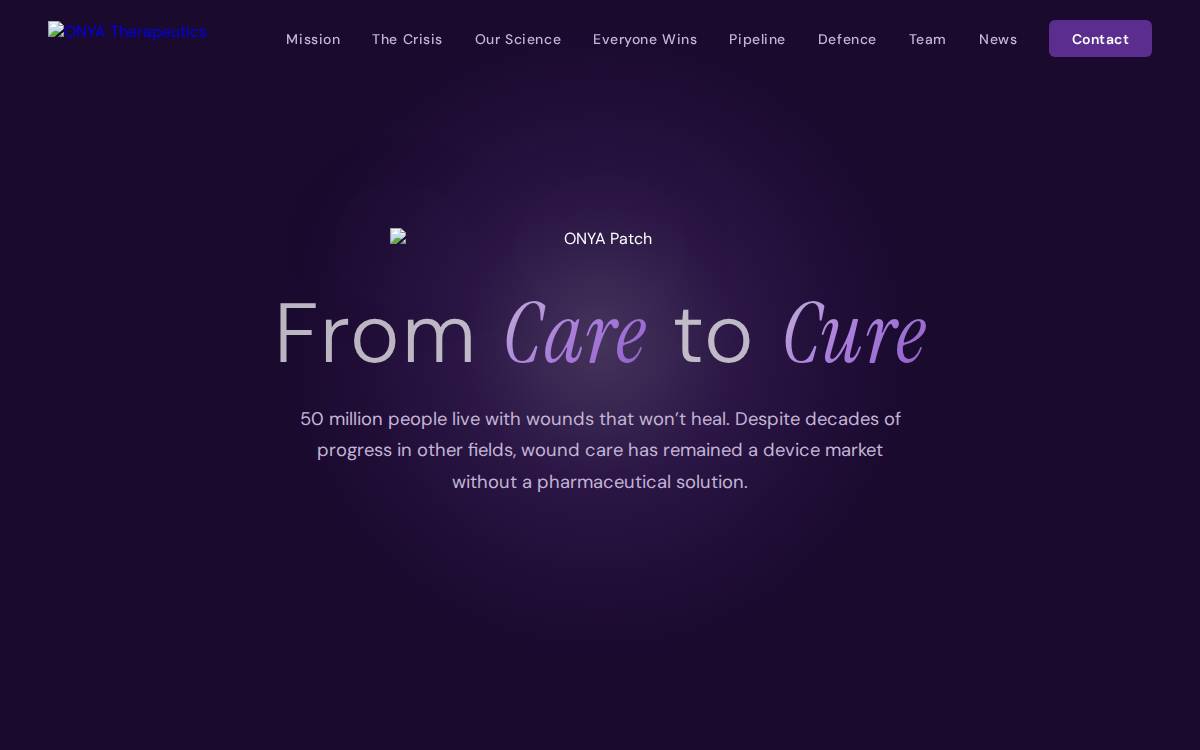 Onya website preview