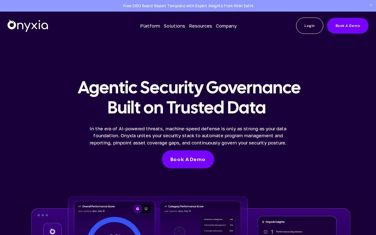Onyxia Cyber website preview
