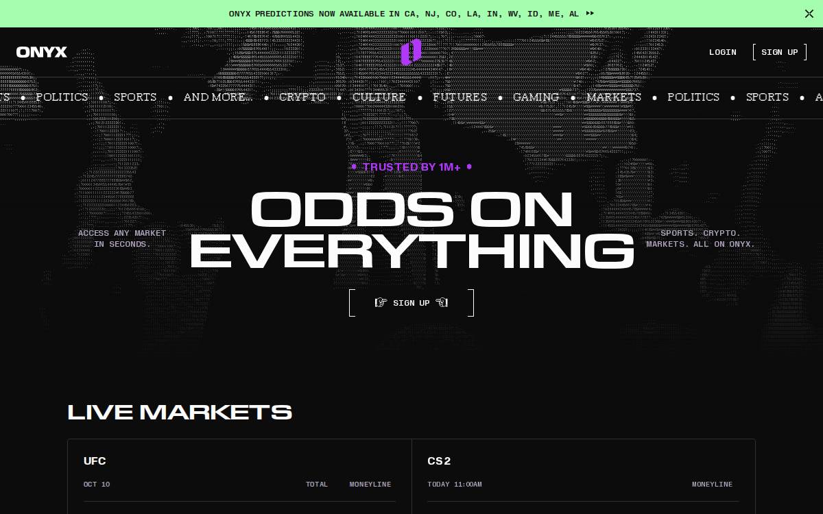 Onyxodds website preview