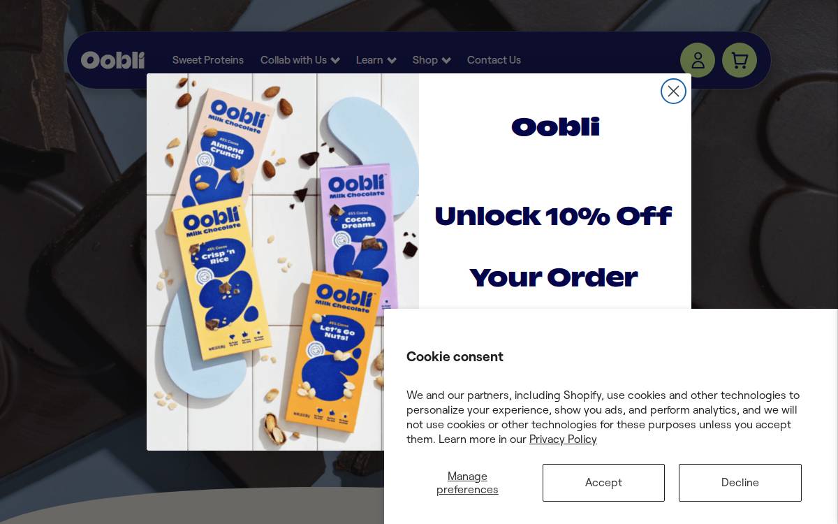 Oobli website preview