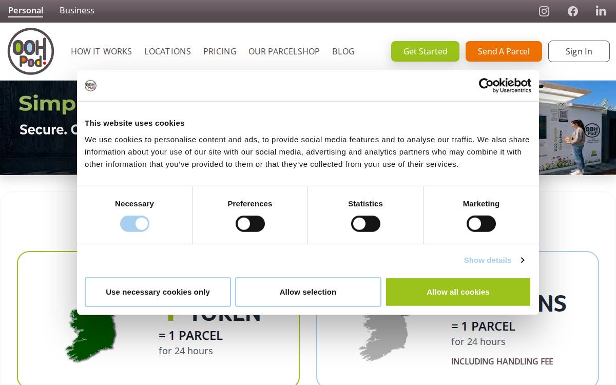 Oohpod website preview