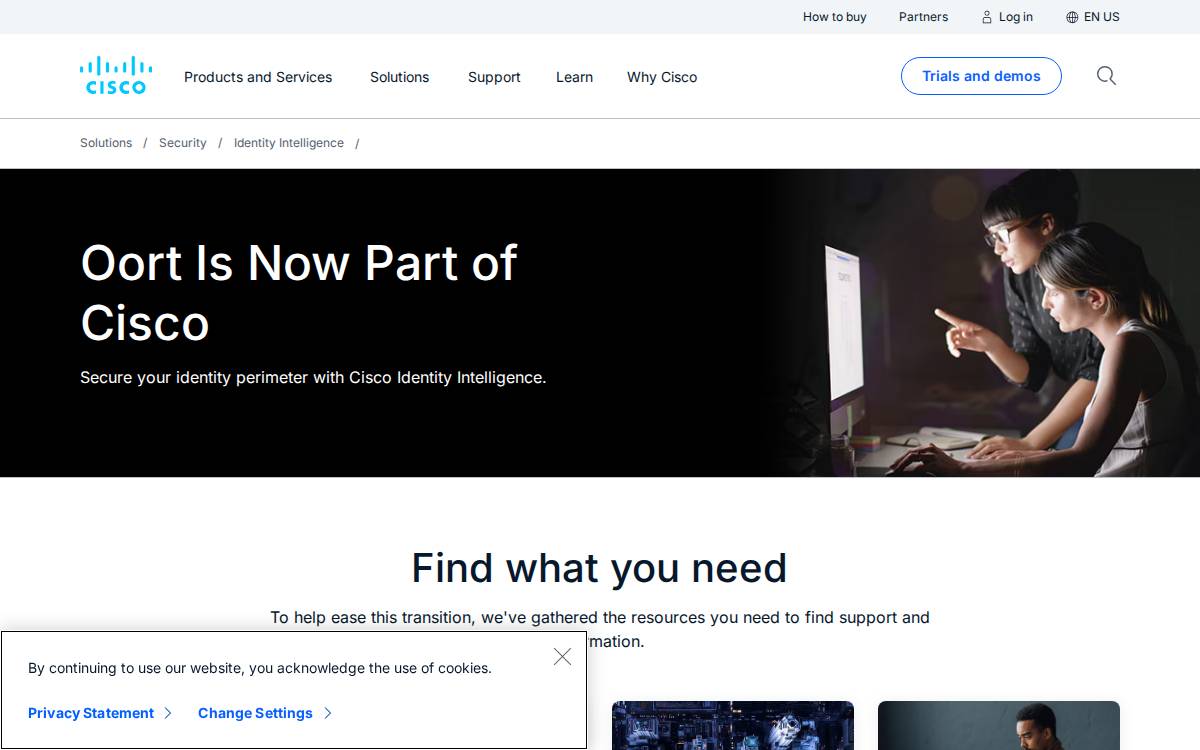 Oort website preview