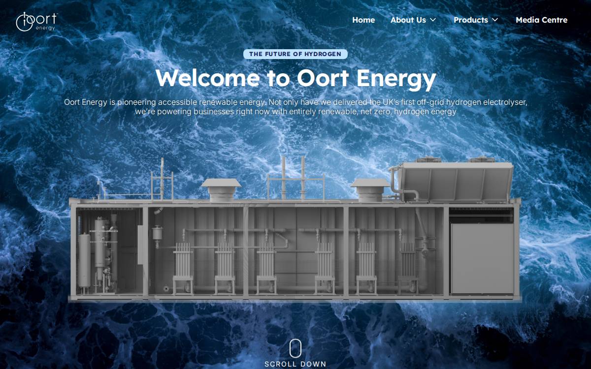 Oortenergy website preview