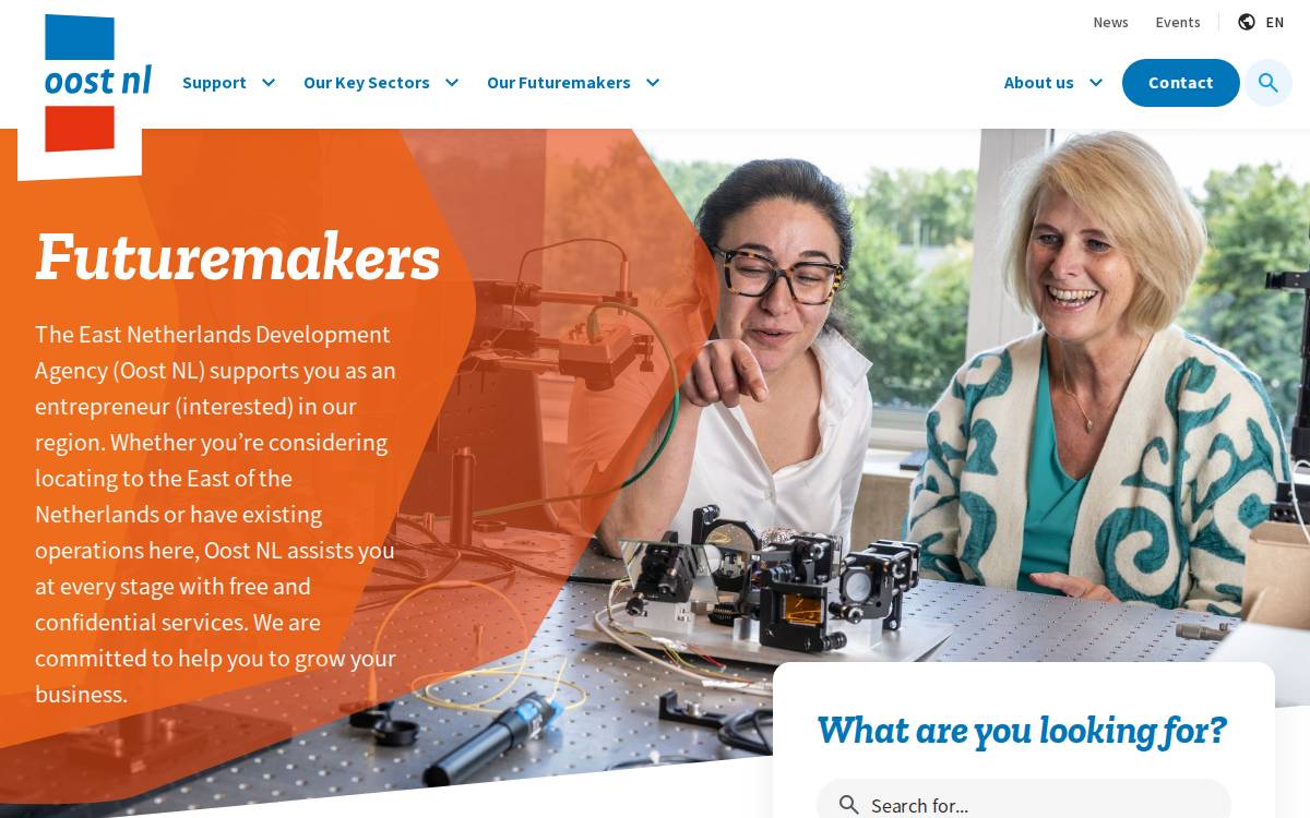 Oost NL website preview