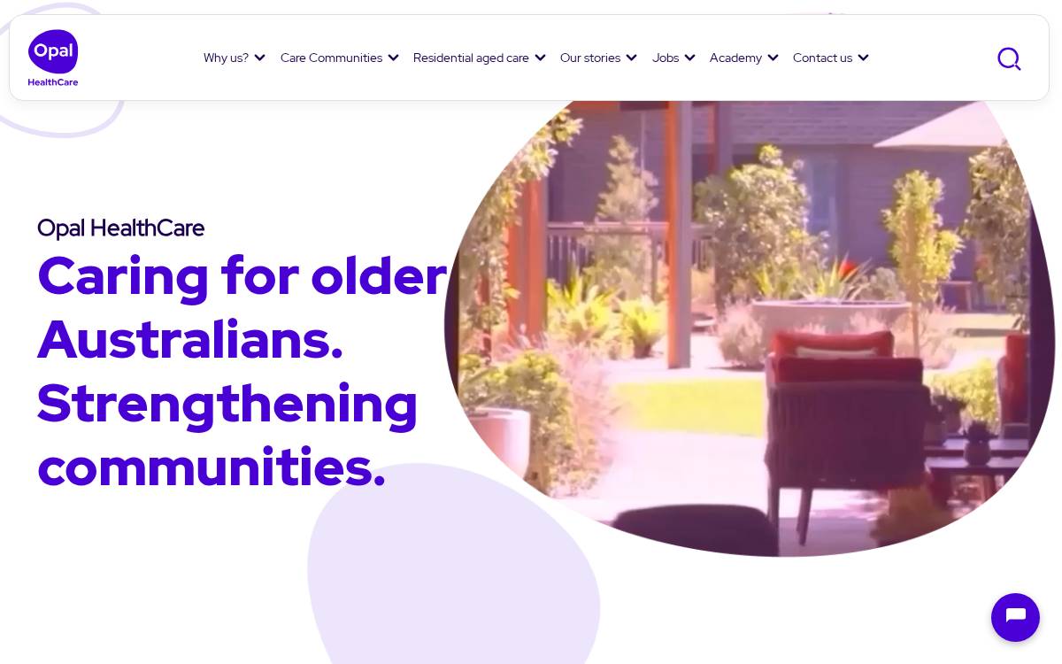 Opal Healthcare website preview