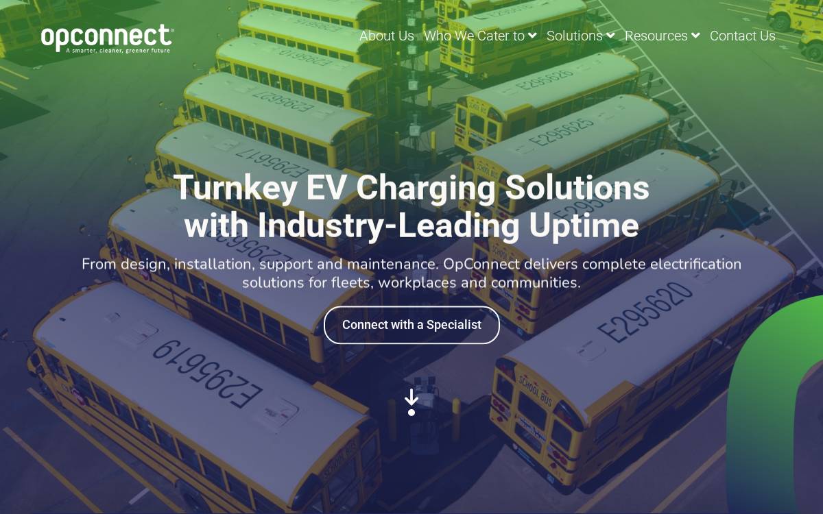 OpConnect website preview