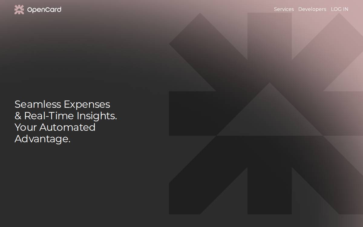 Open Card website preview