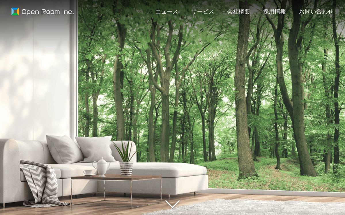 Open Room Inc. website preview