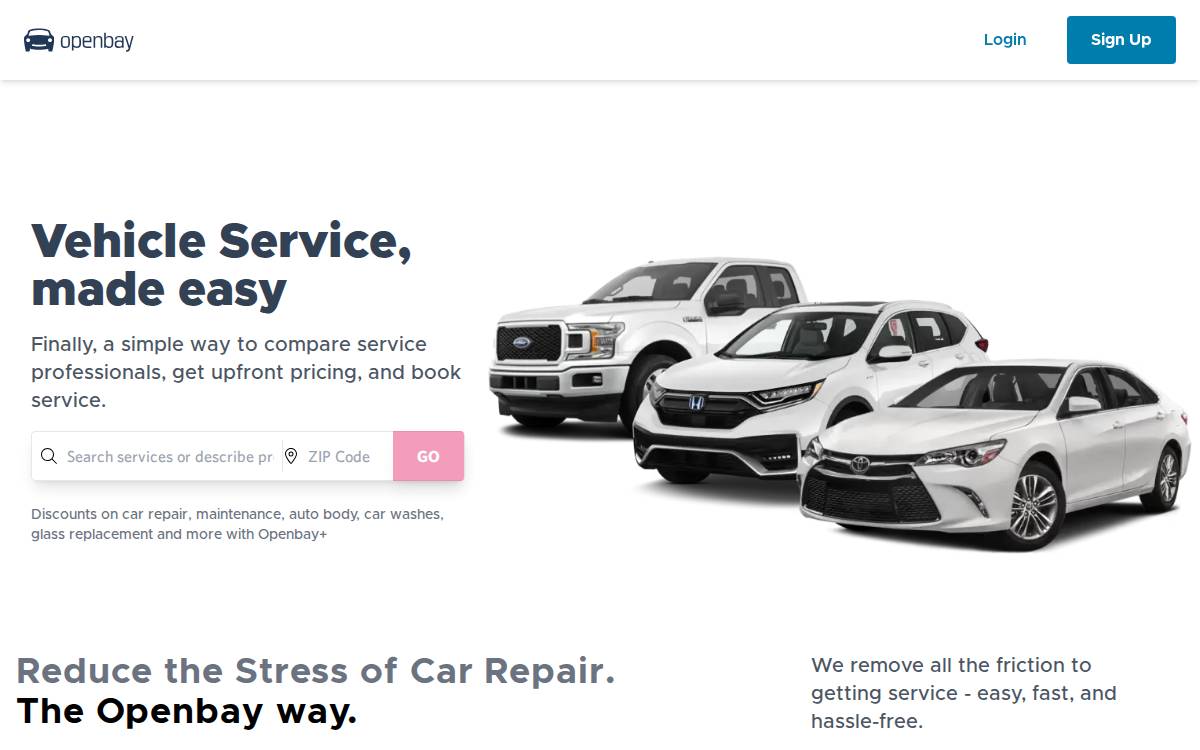 Openbay website preview