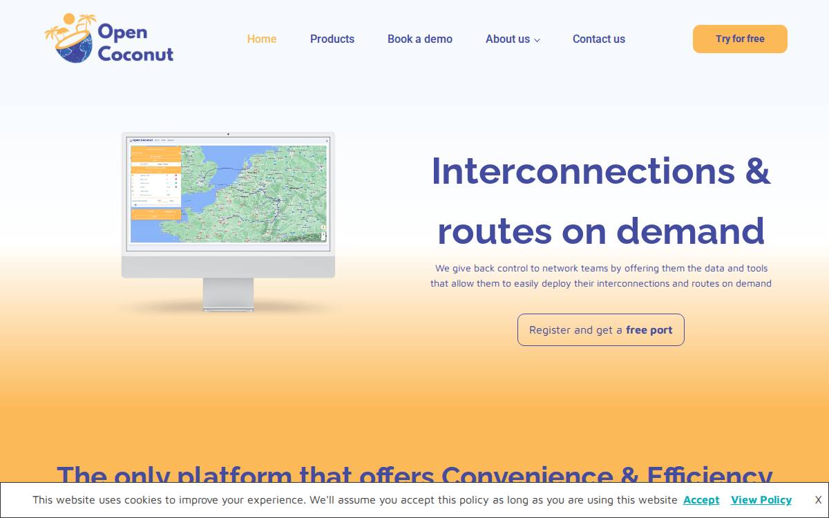 Openccnt website preview