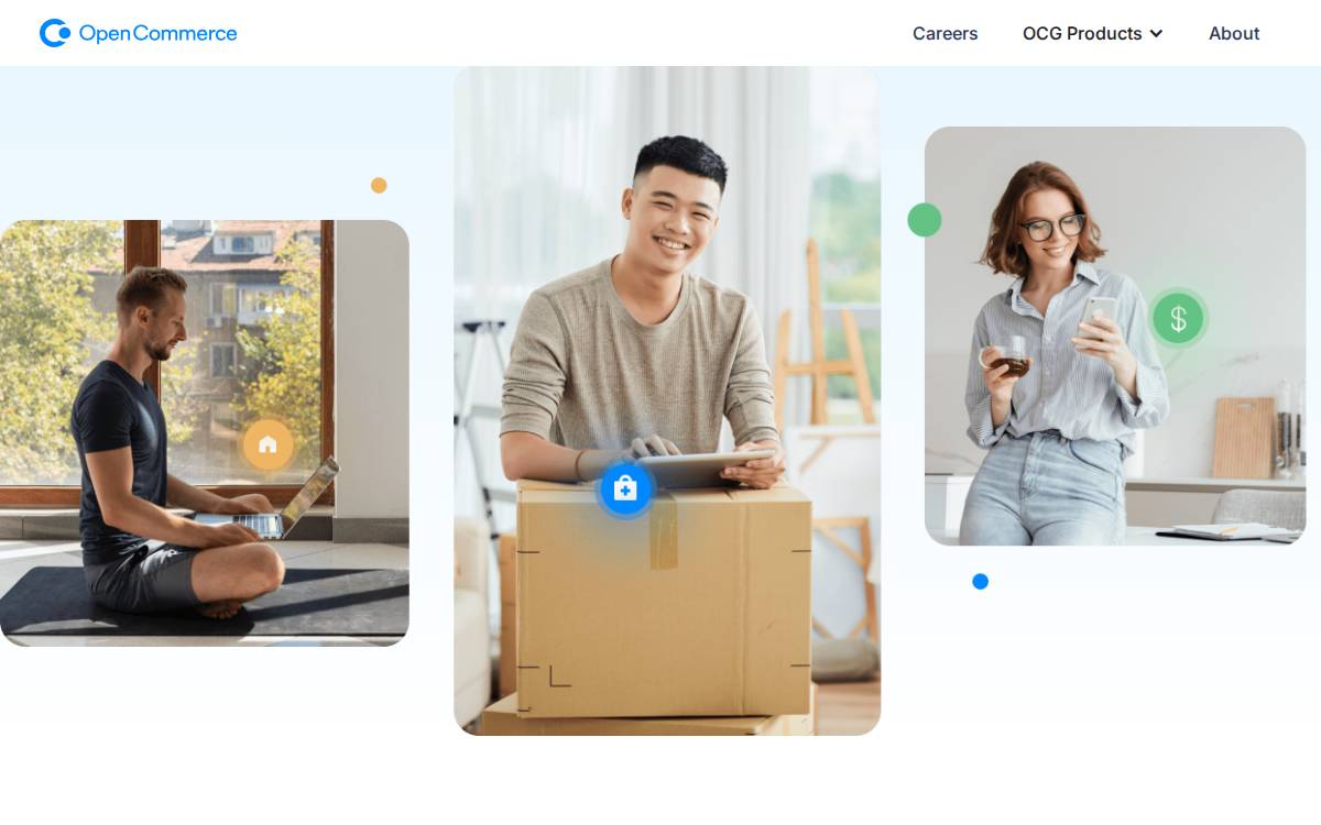 OpenCommerce website preview