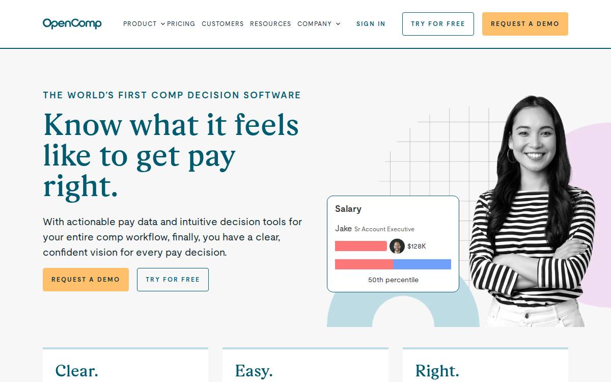 OpenComp website preview