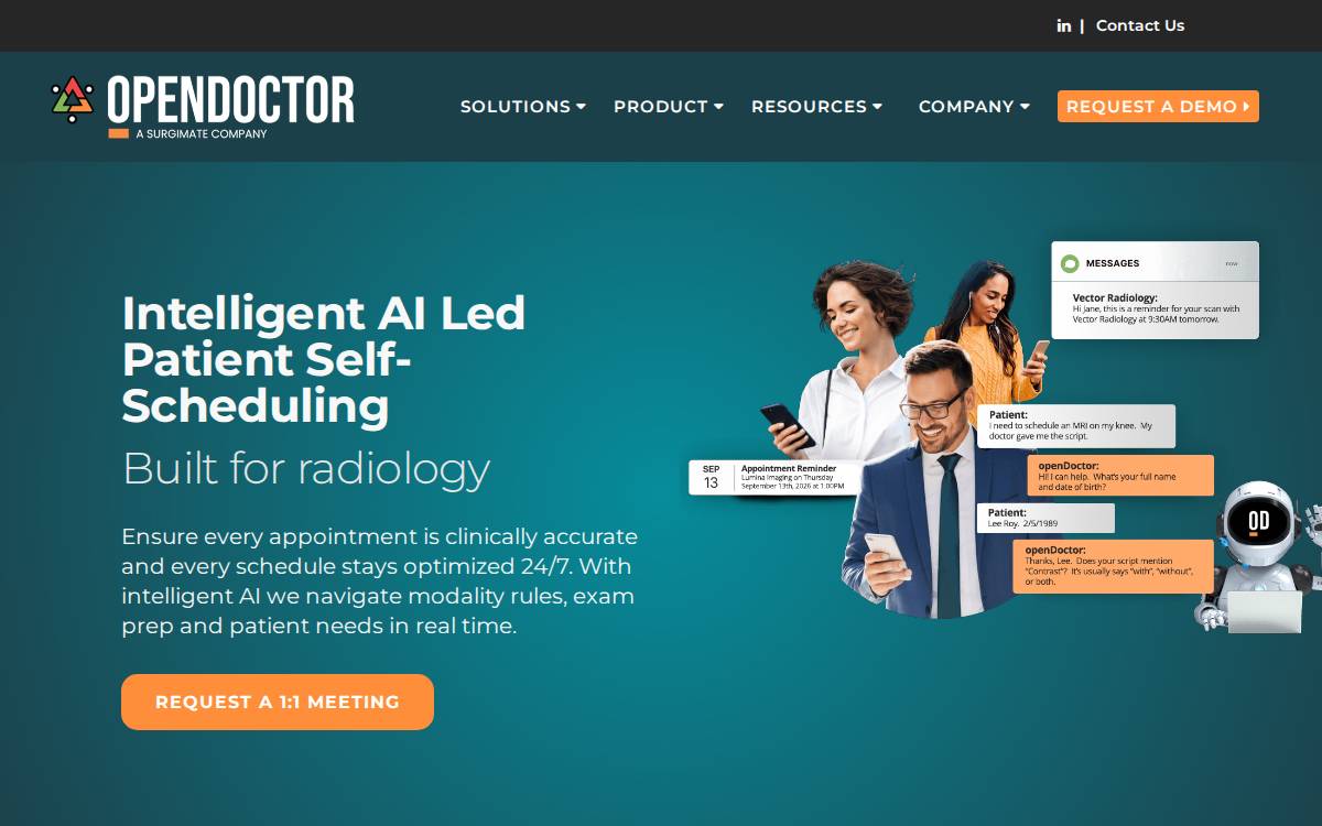Opendr website preview