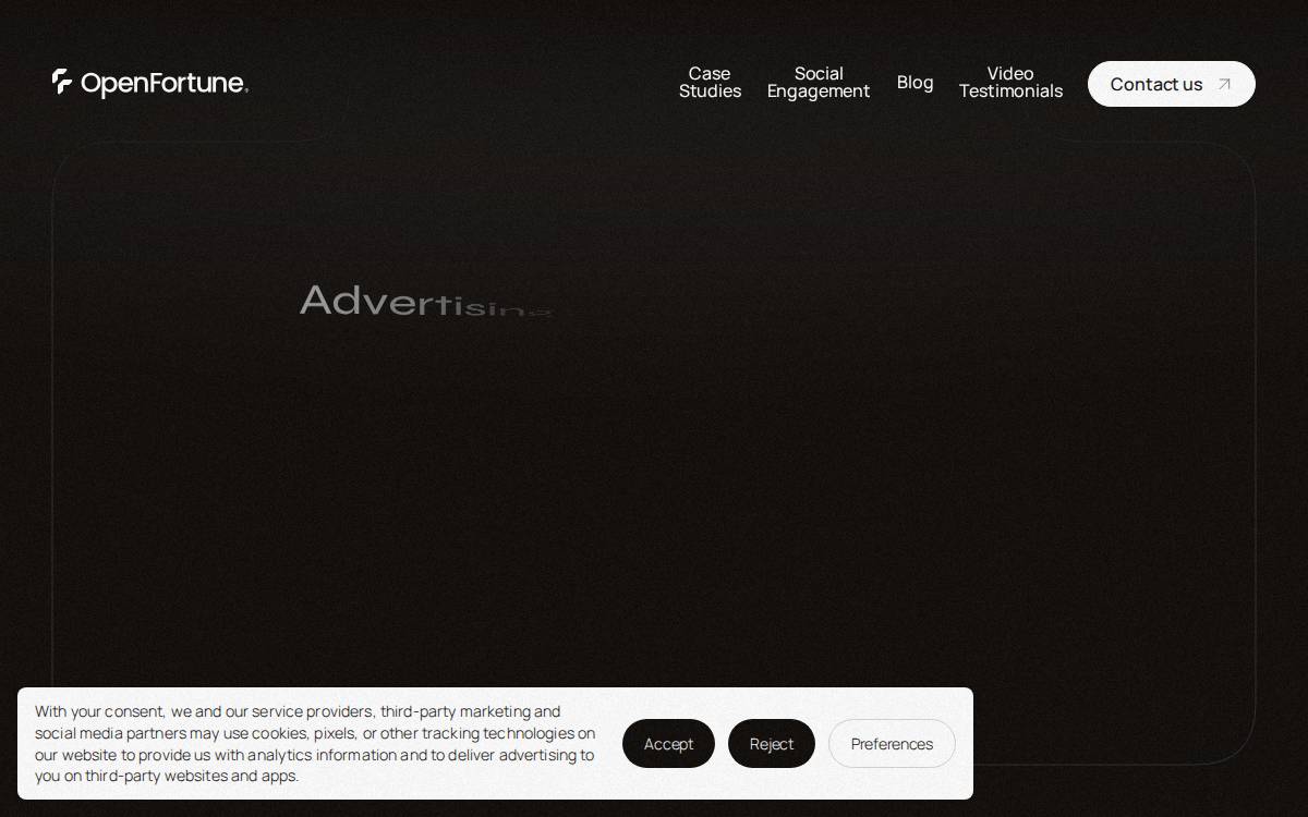 OpenFortune website preview