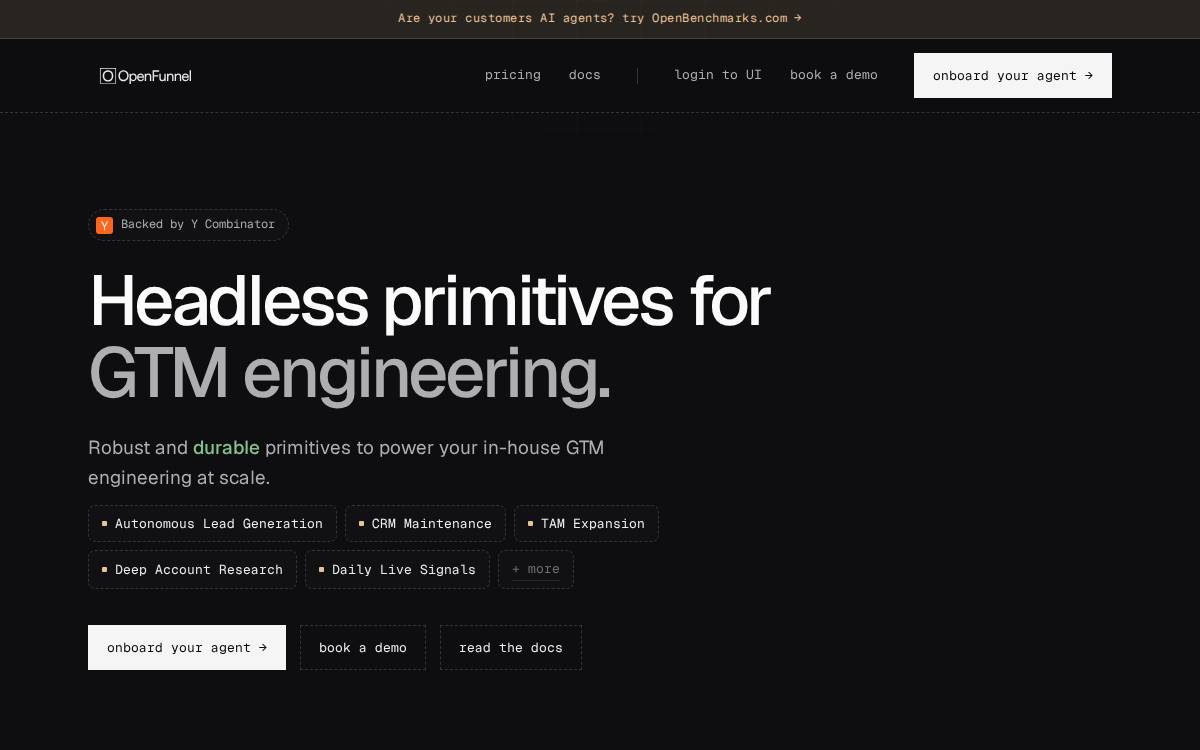 Openbenchmarks website preview