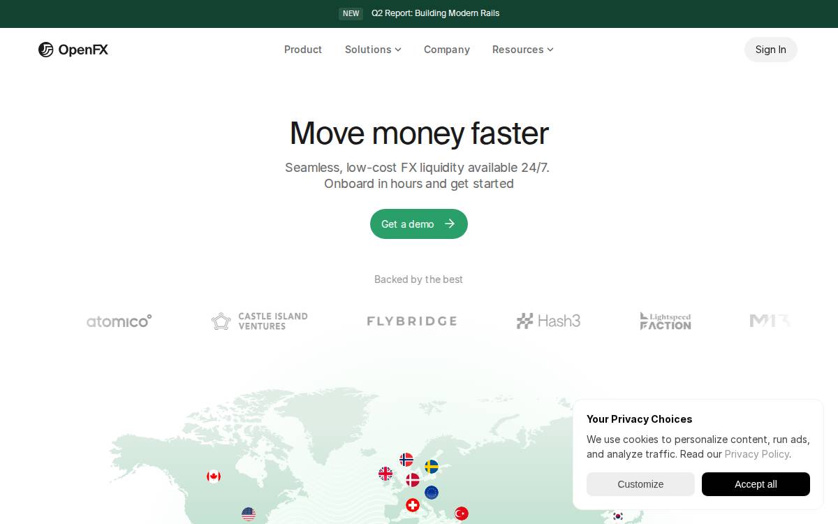 OpenFX website preview