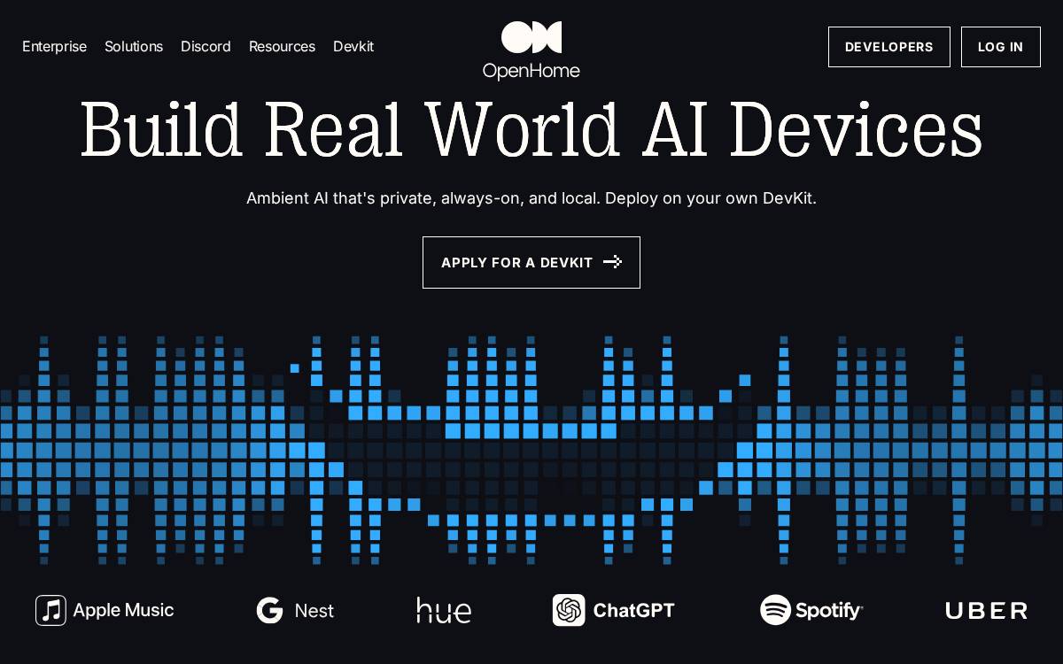 Openhome website preview