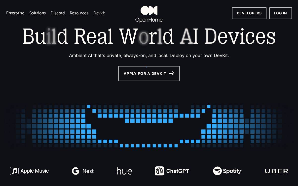 Openhome website preview