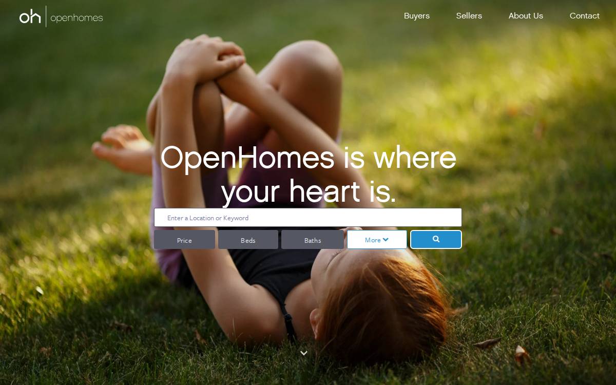 Openhomesrealty website preview