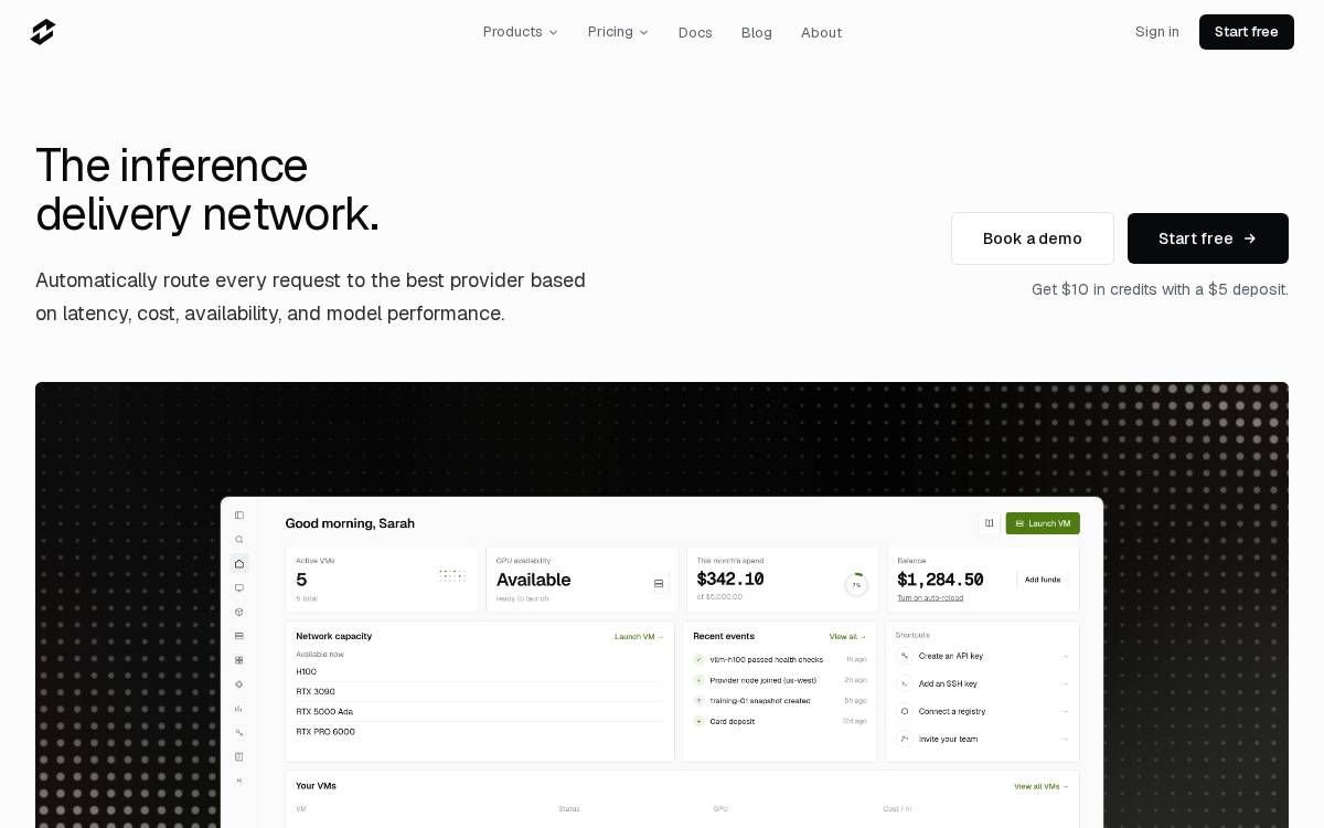 OpenRelay website preview