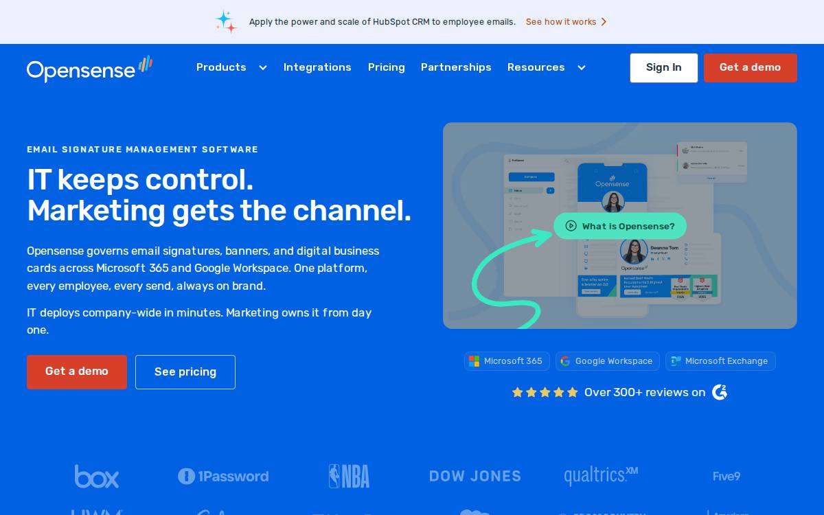 Opensense website preview