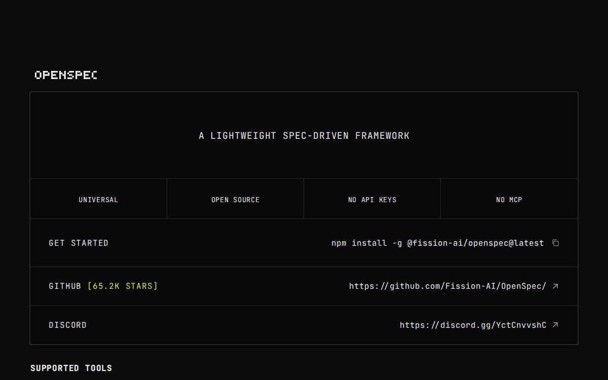 OpenSpec website preview