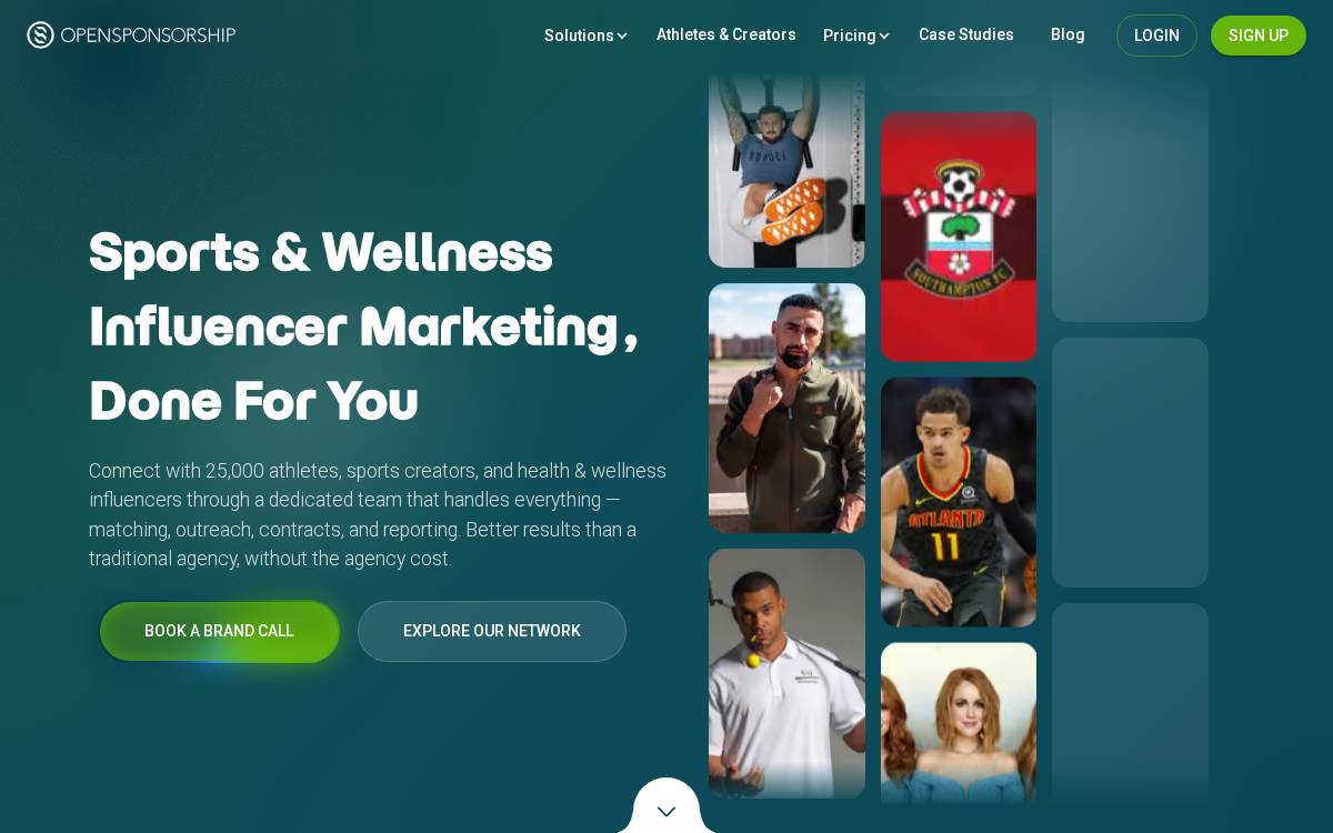 OpenSponsorship website preview