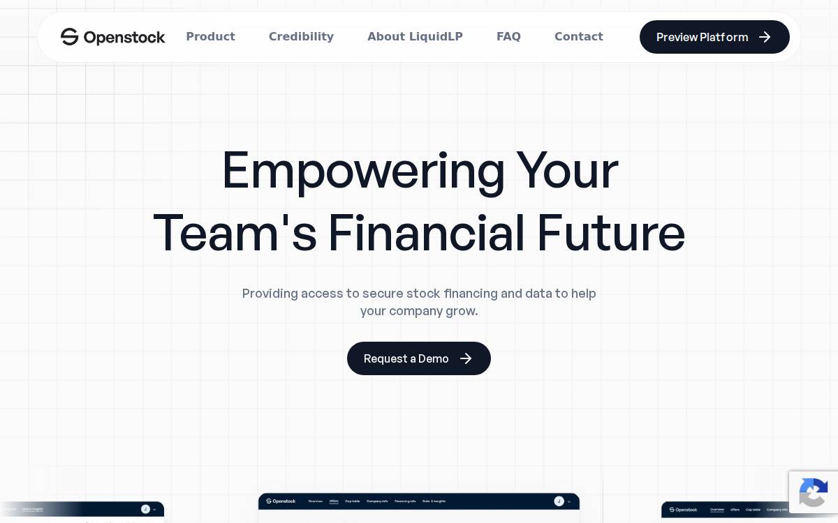 OpenStock website preview