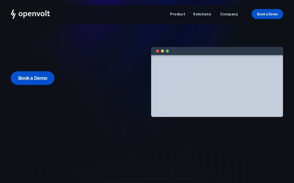 Openvolt website preview