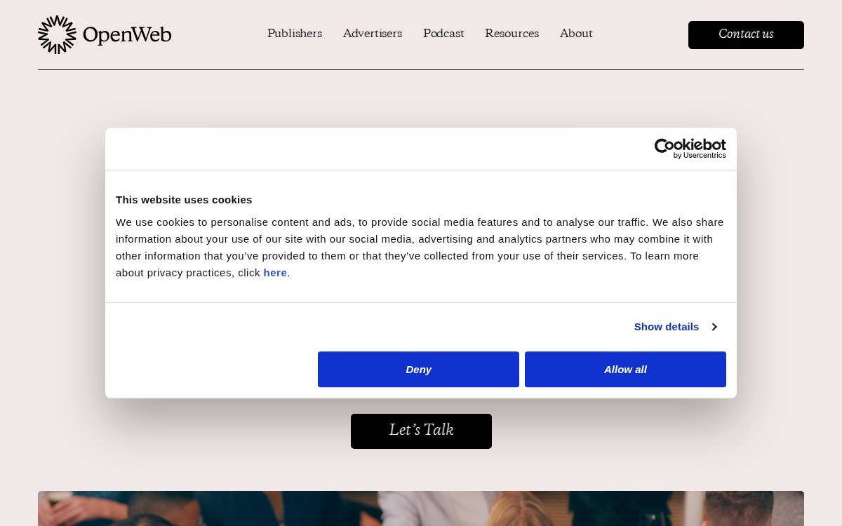 Openweb website preview