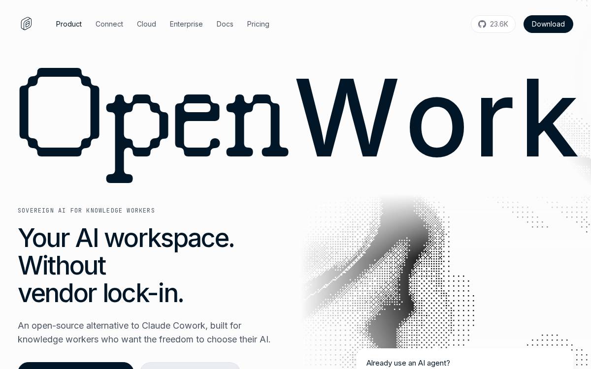 OpenWork website preview
