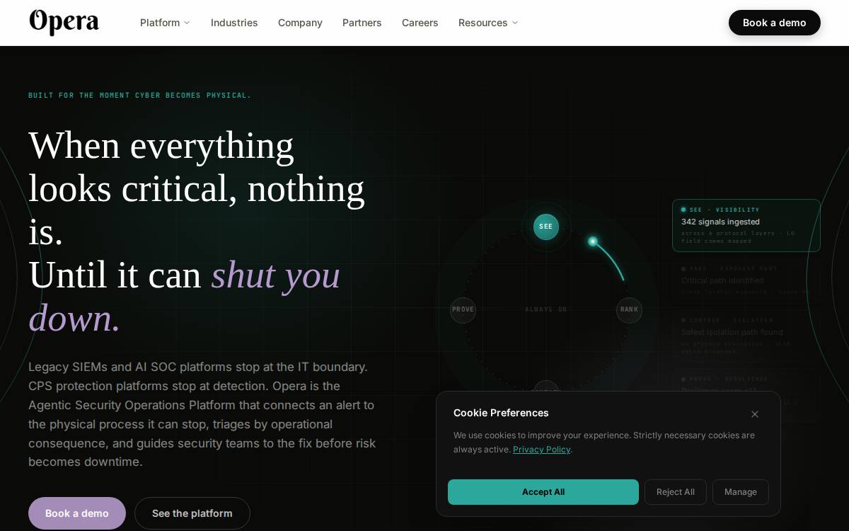 Operasecurity website preview