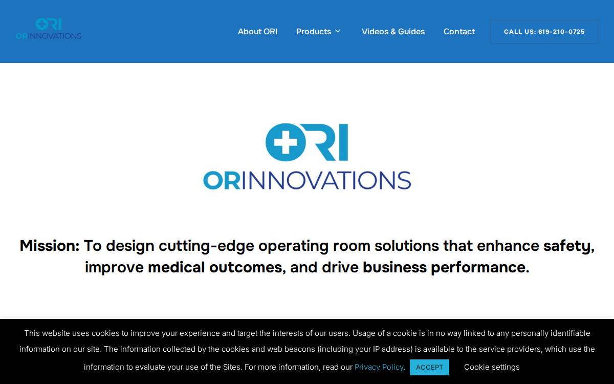 Operating Room Innovations website preview