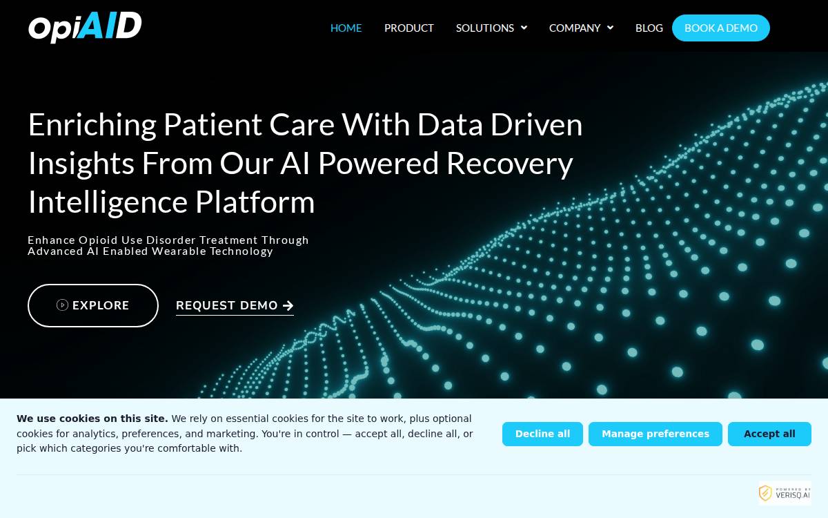 OpiAID, LLC website preview