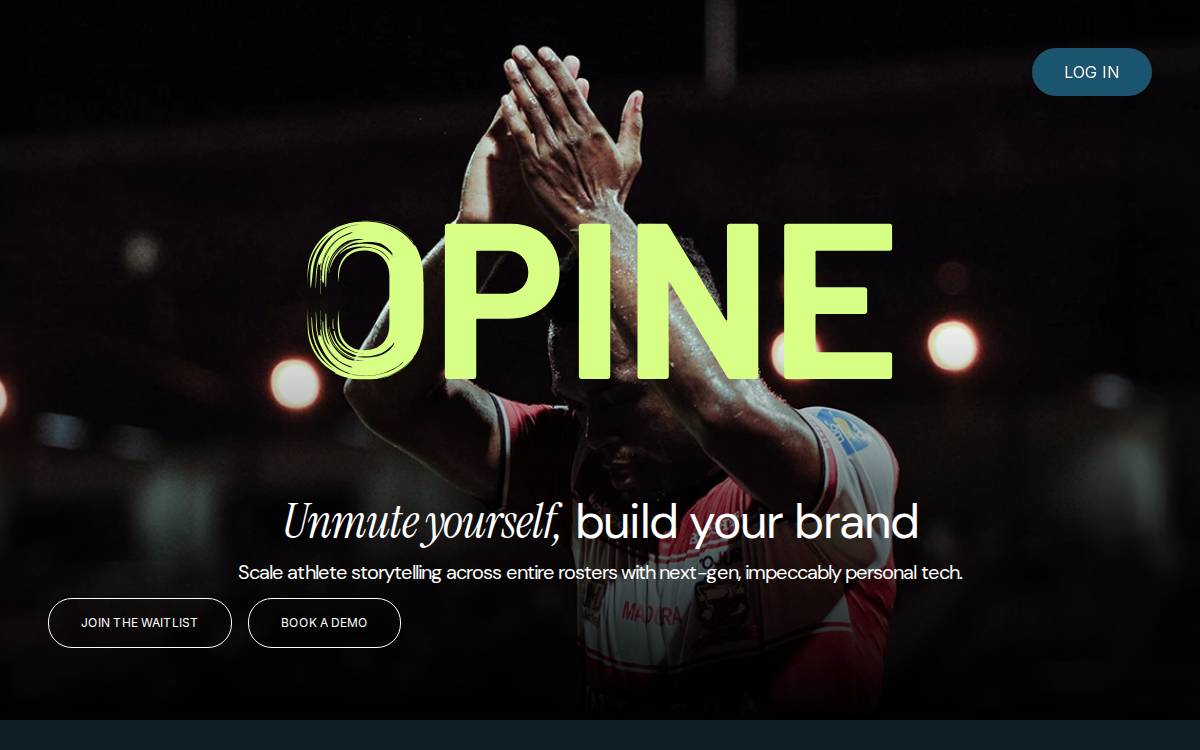 Opine website preview
