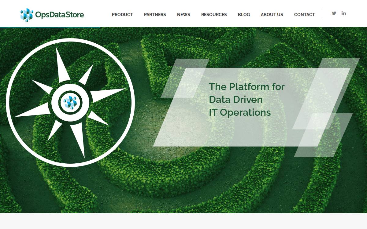 OpsDataStore website preview