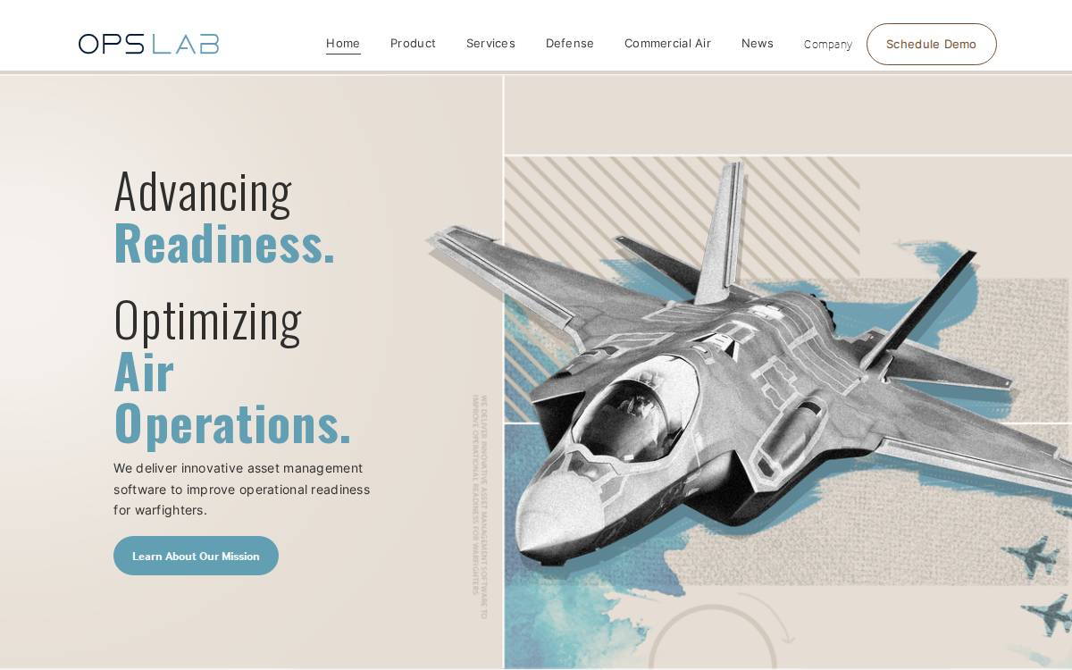 OpsLab website preview