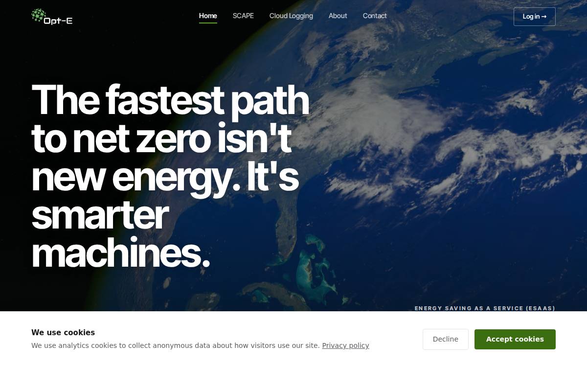 Opt-E website preview