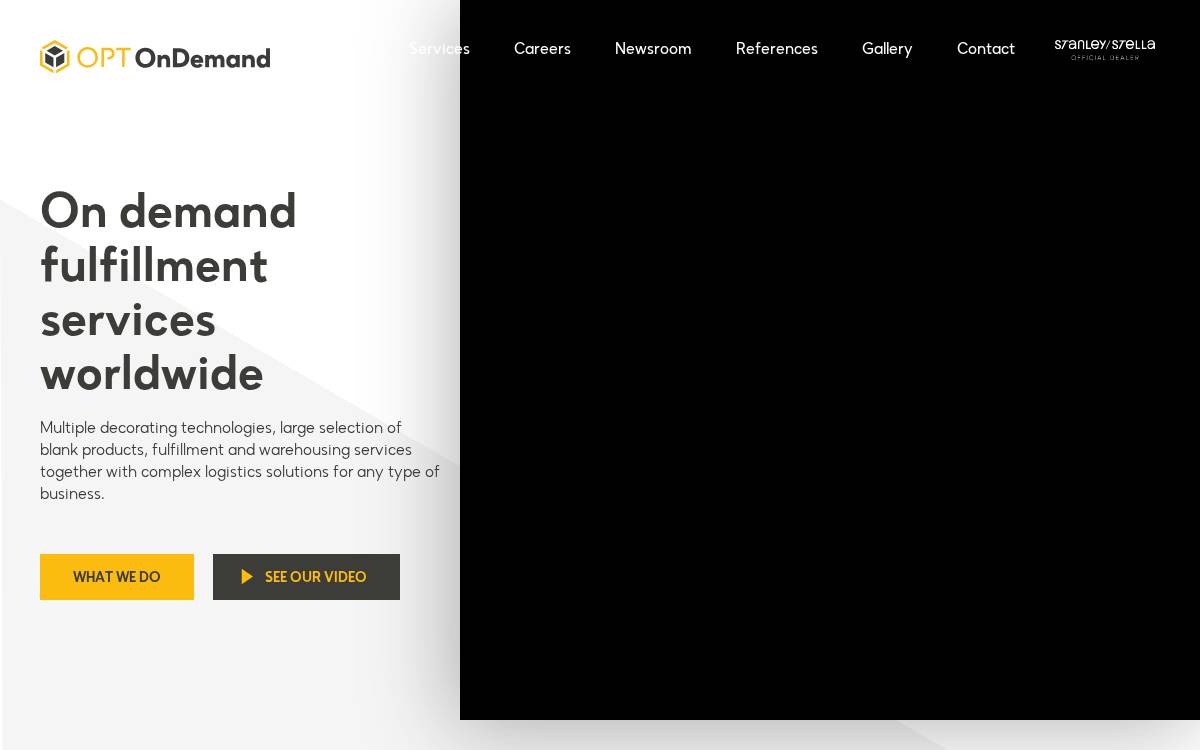 OPT OnDemand website preview