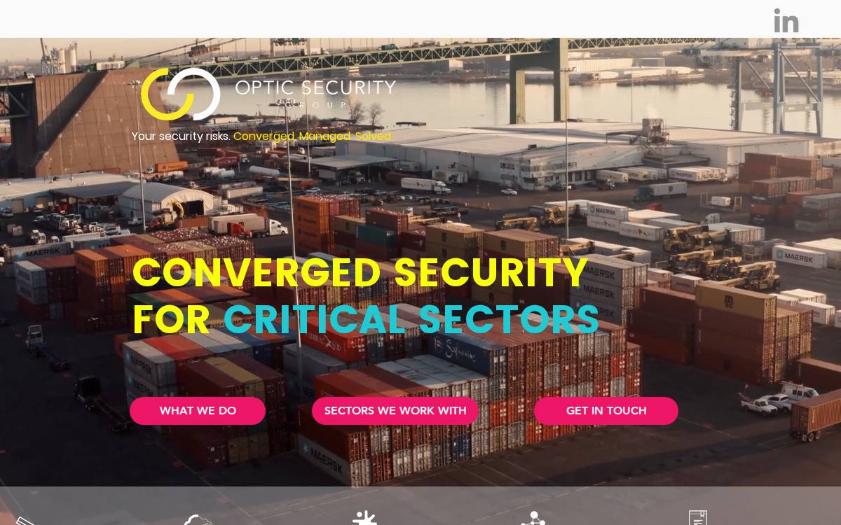 Optic Security Group Limited website preview